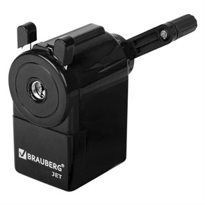 {{photo.Alt || photo.Description || 'Точилка механическая BRAUBERG &quot;JET&quot;, металлический механизм, корпус черный, 229566'}}