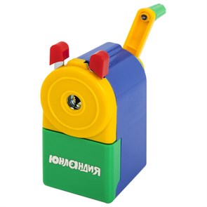 {{photo.Alt || photo.Description || 'Точилка механическая ЮНЛАНДИЯ &quot;Светофор&quot;, металлический механизм, корпус голубой, 228766'}}