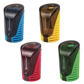 {{photo.Alt || photo.Description || 'Точилка BRAUBERG &quot;Cell&quot; с контейнером, пластиковая, овальная, цвет корпуса ассорти, 226944'}}