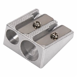 {{photo.Alt || photo.Description || 'Точилка BRAUBERG &quot;Style&quot;, металлическая клиновидная, 2 отверстия для чернографитных карандашей (в том числе утолщенных), 222486'}}