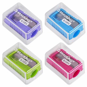 {{photo.Alt || photo.Description || 'Точилка BRAUBERG KIDS &quot;MINI&quot;, с контейнером, пластиковая, пастельные цвета ассорти, 271944'}}