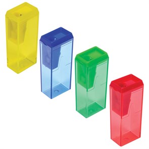 {{photo.Alt || photo.Description || 'Точилка ПИФАГОР, с контейнером, прямоугольная, пластиковая, тонированный корпус, ассорти, 226530'}}