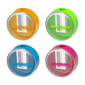 {{photo.Alt || photo.Description || 'Точилка с контейнером ЮНЛАНДИЯ &quot;ШАРИК НЕОН&quot;, неоновые цвета ассорти, 272511'}}