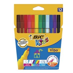 {{photo.Alt || photo.Description || 'Фломастеры BIC &quot;Kids Visa&quot;, 12 ЦВЕТОВ, суперсмываемые, вентилируемый колпачок, европодвес, 889695, 888695'}}