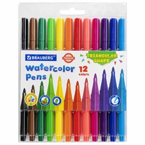 {{photo.Alt || photo.Description || 'Фломастеры трехгранные 12 цветов, вентилируемый колпачок, BRAUBERG &quot;PREMIUM&quot;, ПВХ-упаковка, 152193'}}