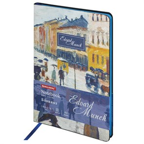 {{photo.Alt || photo.Description || 'Блокнот А5 (143x210 мм), BRAUBERG VISTA &quot;Edvard Munch&quot;, под кожу, гибкий, 80 л., 112060'}}