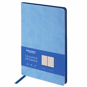 {{photo.Alt || photo.Description || 'Блокнот А5 (148x218 мм), BRAUBERG &quot;Metropolis Mix&quot;, под кожу, 80 л., клетка, голубой, 111040'}}