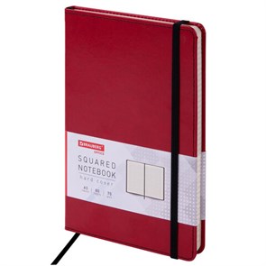 {{photo.Alt || photo.Description || 'Блокнот А5 (148x218 мм), BRAUBERG &quot;Office&quot;, под кожу, 80 л., резинка, клетка, красный, 111030'}}