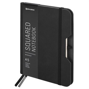 {{photo.Alt || photo.Description || 'Блокнот А5 (162х218 мм), BRAUBERG &quot;NOTE&quot;, под кожу софт-тач, с резинкой, 80 л., клетка, черный, 113437'}}