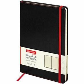 {{photo.Alt || photo.Description || 'Блокнот БОЛЬШОЙ ФОРМАТ (180х250 мм) B5, BRAUBERG &quot;Office&quot;, под кожу 80 л., клетка, черный, 113309'}}