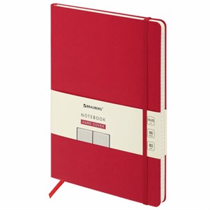 {{photo.Alt || photo.Description || 'Блокнот БОЛЬШОЙ ФОРМАТ (180х250 мм) В5, BRAUBERG ULTRA, балакрон, 80 г/м2, 96 л., клетка, красный, 113062'}}