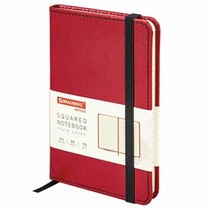 {{photo.Alt || photo.Description || 'Блокнот МАЛЫЙ ФОРМАТ (100x150 мм) А6, BRAUBERG &quot;Office&quot;, под кожу, 80 л., клетка, красный, 113326'}}