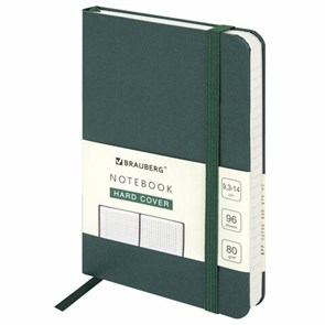 {{photo.Alt || photo.Description || 'Блокнот МАЛЫЙ ФОРМАТ (93х140 мм) А6, BRAUBERG ULTRA, балакрон, 80 г/м2, 96 л., клетка, темно-зеленый, 113055'}}