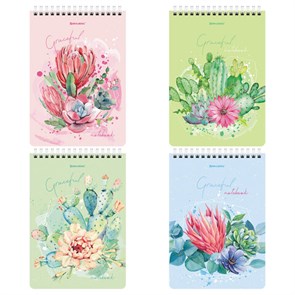 {{photo.Alt || photo.Description || 'Блокнот А5 (146х206 мм), 60 л., гребень, картон, жесткая подложка, клетка, BRAUBERG, &quot;Суккуленты&quot;, 114368'}}