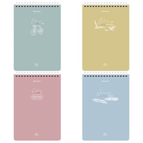 {{photo.Alt || photo.Description || 'Блокнот А5 (146х206 мм), 60 л., гребень, картон, клетка, BRAUBERG, &quot;Pastel&quot;, 114362'}}