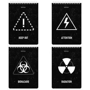 {{photo.Alt || photo.Description || 'Блокнот А5 (146х206 мм), 80 л., гребень, картон, клетка, BRAUBERG, &quot;Danger&quot;, 114378'}}