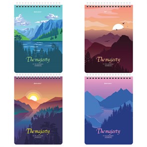 {{photo.Alt || photo.Description || 'Блокнот А5 (146х206 мм), 80 л., гребень, картон, клетка, BRAUBERG, &quot;Majesty&quot;, 114373'}}