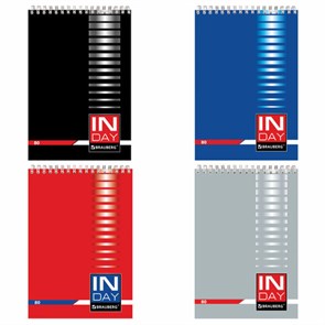 {{photo.Alt || photo.Description || 'Блокнот БОЛЬШОЙ ФОРМАТ А4 195х297 мм, 80 л., спираль, картон, жесткая подложка, клетка, BRAUBERG, &quot;INDAY&quot;, ассорти, 122801'}}