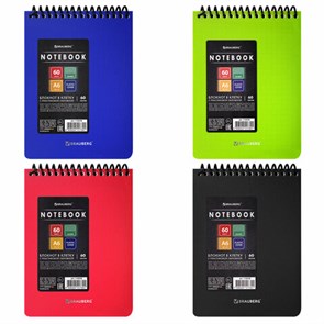 {{photo.Alt || photo.Description || 'Блокнот МАЛОГО ФОРМАТА А6, 60 л., обложка пластик, клетка, BRAUBERG &quot;Metropolis&quot;, АССОРТИ, 115578'}}