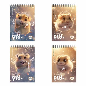 {{photo.Alt || photo.Description || 'Блокнот МАЛЫЙ ФОРМАТ А6, 100х146 мм, 60 л., спираль, картон, клетка, ERICH KRAUSE, &quot;Fluffy&quot;, 63382'}}