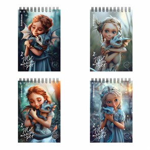 {{photo.Alt || photo.Description || 'Блокнот МАЛЫЙ ФОРМАТ А6, 100х146 мм, 60 л., спираль, картон, клетка, ERICH KRAUSE, &quot;Magic Pet&quot;, 63380'}}