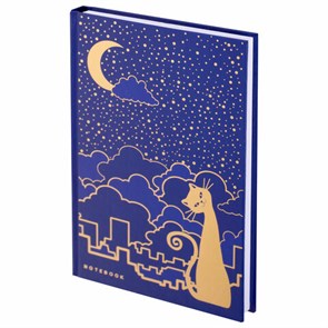 {{photo.Alt || photo.Description || 'Блокнот А5 134х206 мм, 80 л., твердый, клетка, тиснение фольгой, BRAUBERG, &quot;Кошечка&quot;, 126051'}}