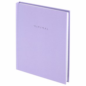 {{photo.Alt || photo.Description || 'Блокнот МАЛЫЙ ФОРМАТ 110х147 мм, А6, 80 л., твердый, клетка, BRAUBERG &quot;Minimal&quot;, сиреневый, 116448'}}