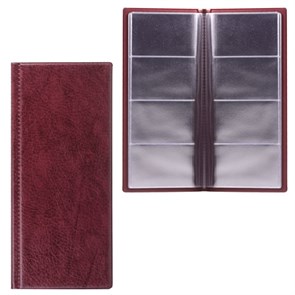 {{photo.Alt || photo.Description || 'Визитница четырехрядная на 96 визитных, дисконтных или кредитных карт, бордовая, &quot;ДПС&quot;, 2350-103'}}