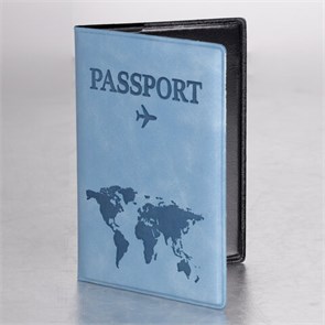 {{photo.Alt || photo.Description || 'Обложка для паспорта &quot;Passport Map&quot;, мягкая экокожа, голубая, STAFF, 238877'}}