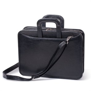 {{photo.Alt || photo.Description || 'Портфель &quot;Карьера&quot;, 36х31х7 см, искусственная кожа, 2 отделения, на молнии, черный'}}