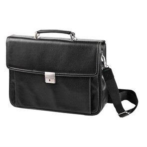 {{photo.Alt || photo.Description || 'Портфель из натуральной кожи, 38х27х12 см, 2 отделения, замок с ключом, черный, 2-237'}}