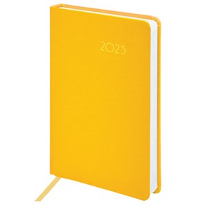 {{photo.Alt || photo.Description || 'Ежедневник датированный 2025 А5 138x213 мм BRAUBERG &quot;Select&quot;, балакрон, желтый, 115812'}}