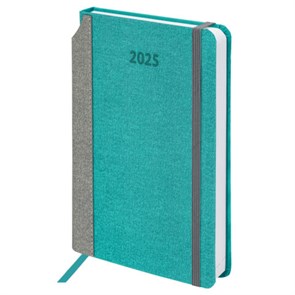 {{photo.Alt || photo.Description || 'Ежедневник датированный 2025 А5 138x213 мм, BRAUBERG &quot;Mosaic&quot;, под кожу, карман для ручки, бирюза, 115837'}}