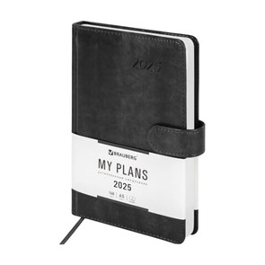 {{photo.Alt || photo.Description || 'Ежедневник датированный 2025, А5, 138x213 мм, BRAUBERG &quot;Legend&quot;, под кожу, застежка, серый, 115793'}}