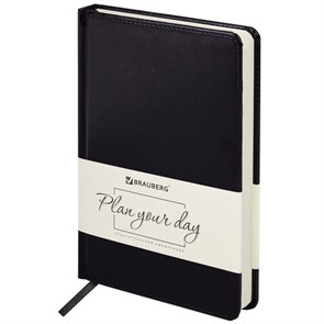 {{photo.Alt || photo.Description || 'Ежедневник недатированный А5 (138х213 мм) BRAUBERG &quot;Imperial&quot;, под кожу, 160 л., черный, 113499'}}