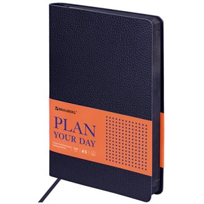 {{photo.Alt || photo.Description || 'Ежедневник недатированный А5 (138х213 мм) BRAUBERG &quot;Stylish&quot;, кожзам, гибкий, 160 л., темно-синий, 126223'}}