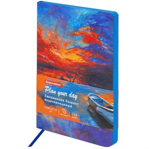 {{photo.Alt || photo.Description || 'Ежедневник недатированный А5 (138х213 мм), BRAUBERG VISTA, под кожу, гибкий, 136 л., &quot;Sunset at sea&quot;, 112041'}}