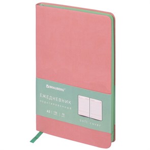 {{photo.Alt || photo.Description || 'Ежедневник недатированный А5 138х213 мм BRAUBERG &quot;Metropolis Mix&quot;, под кожу, 136 л., розовый, 113295'}}