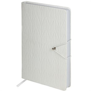 {{photo.Alt || photo.Description || 'Ежедневник недатированный А5 138х213 мм, BRAUBERG &quot;Braided&quot;, под кожу, гвоздик 160 л., белый, 116600'}}