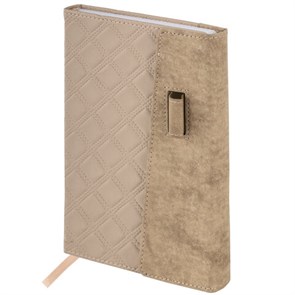 {{photo.Alt || photo.Description || 'Ежедневник недатированный А5 145х215 мм, BRAUBERG &quot;Stitch&quot;, под кожу, магнит, 160 л., коричневый, 116590'}}