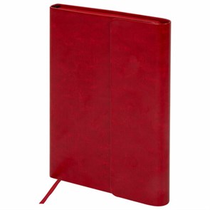 {{photo.Alt || photo.Description || 'Ежедневник с магнитным клапаном недатированный, под кожу, А5, красный, BRAUBERG &quot;Magnetic X&quot;, 113281'}}