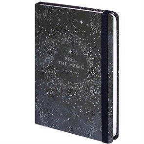 {{photo.Alt || photo.Description || 'Ежедневник недатированный с резинкой А5 (145х203 мм), BRAUBERG, твердый, фольга, 128 л., &quot;Stars&quot;, 114566'}}