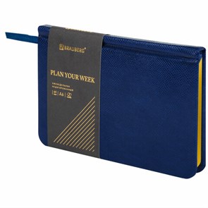 {{photo.Alt || photo.Description || 'Еженедельник недатированный МАЛЫЙ ФОРМАТ 95х155 мм, А6, BRAUBERG &quot;Iguana&quot;, под кожу, 64 л., синий, 114479'}}