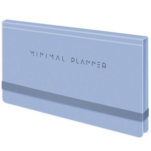 {{photo.Alt || photo.Description || 'Еженедельник недатированный с резинкой 171х93 мм, BRAUBERG, твердый, 64 л., &quot;Minimal&quot;, голубой, 116313'}}