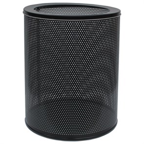 {{photo.Alt || photo.Description || 'Урна-корзина металлическая для мусора 16 литров, перфорированная, черная, оцинкованная сталь, ТИТАН., 415'}}