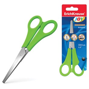 {{photo.Alt || photo.Description || 'Ножницы ERICH KRAUSE &quot;JOY&quot; 135 мм, цвет ассорти, в картонной упаковке с европодвесом, 15033'}}