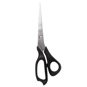 {{photo.Alt || photo.Description || 'Ножницы STAFF Basic 210 мм, чёрные, ПВХ чехол с европодвесом, 235460'}}