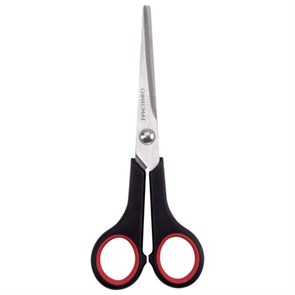 {{photo.Alt || photo.Description || 'Ножницы ОФИСМАГ &quot;Soft Grip&quot;, 165 мм, резиновые вставки, черно-красные, 3-х стороняя заточка, 236455'}}