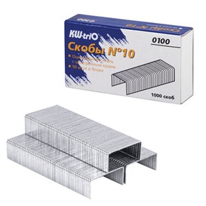 {{photo.Alt || photo.Description || 'Скобы для степлера №10, 1000 штук, KW-trio, до 20 листов, 0100, -0100'}}