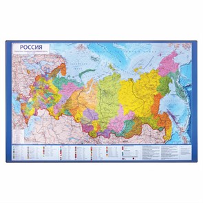 {{photo.Alt || photo.Description || 'Коврик-подкладка настольный для письма (590х380 мм), с картой России, BRAUBERG, 236776'}}